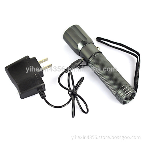 1000LM Colorful Shell Zoom Rechargeable LED Torch Light